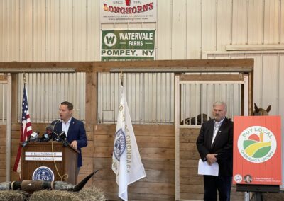 Onondaga County Agriculture Council meet at Albanese Longhorns to Promote Local Farms and Businesses